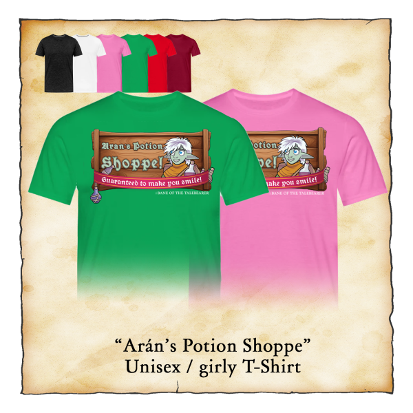 Arán Potion Shoppe - T-Shirt