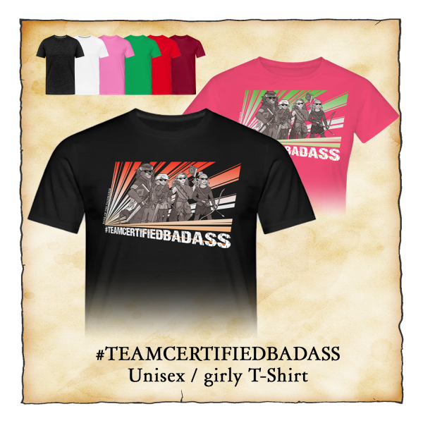 #teamcertifiedbadass - T-Shirt
