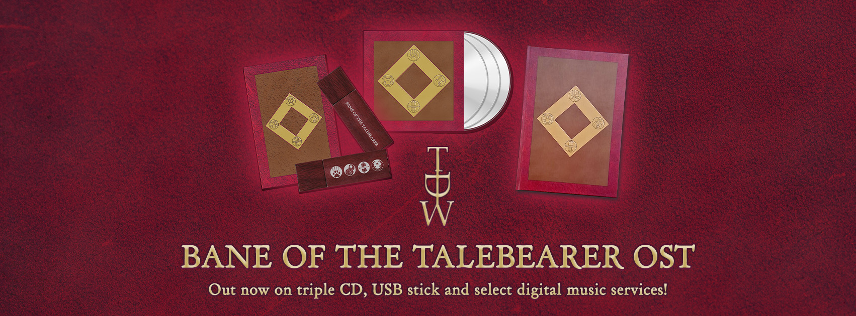 💿 BANE OF THE TALEBEARER OST IS OUT NOW ON CD & USB STICK! (AND THE ARTBOOK AS WELL!) 💽